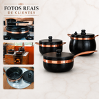 Kit 3 Panelas de Pedra